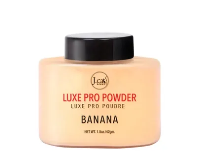 J.Cat Beauty Banana, Luxe Pro Powder (Bananowy sypki puder utrwalający)