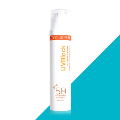 Concept Plus UVBlock, Anti-Ageing Sunscreen SPF50 (Przeciwzmarszczkowy bloker słoneczny SPF50)