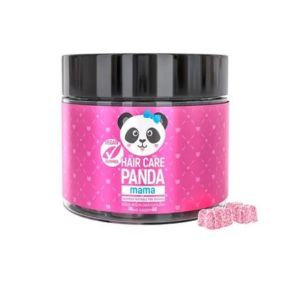 Noble Health Hair Care Panda, Vegan Gummies Mama (Witaminy w żelkach)