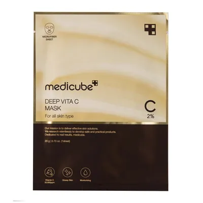 Medicube Deep Vita C Mask (Rozjaśniająca maska w płachcie do twarzy z witaminą C)