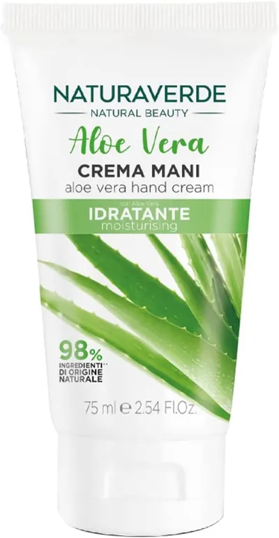 Naturaverde Aloe Vera Hand Cream (Nawilżający krem do rąk z aloesem)
