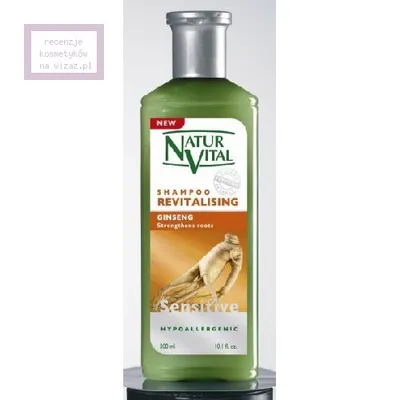 NaturVital Sensitive, Shampoo Revitalising (Szampon rewitalizujący z żeń-szeniem)