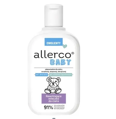 Allerco Baby, Emolienty, Nawilżające mleczko do ciała