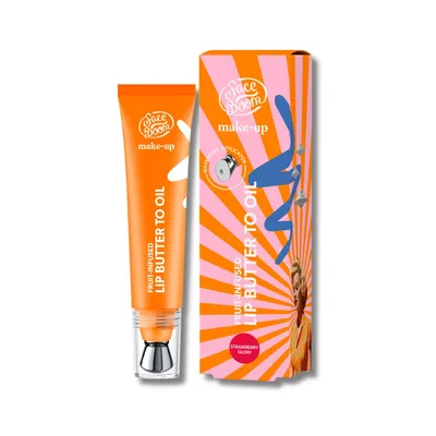 FaceBoom Make-Up, Fruit-Infused Lip Butter To Oil (Soczysty olejek do ust)