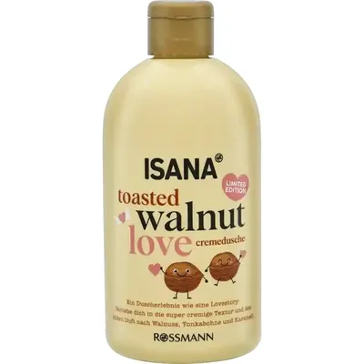 Isana Toasted Walnut Love, Creamy Shower Gel (Kremowy żel pod prysznic)