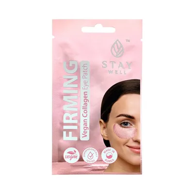 Stay Well Firming, Vegan Collagen Eye Patch (Przeciwstarzeniowe płatki pod oczy z kolagenem)