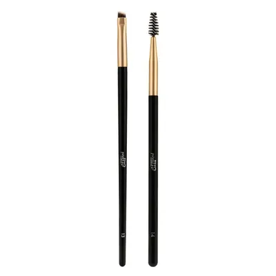 puroBIO cosmetics Eyebrow Makeup Brushes Set (Zestaw pędzli do makijażu brwi)