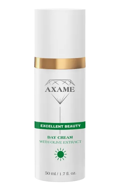 Axame Excellent Beauty, Day Cream with Olive Extract (Krem do twarzy na dzień z ekstraktem z oliwek)