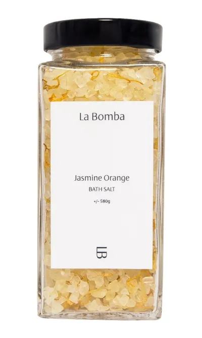 Labomba Jasmine Orange, Bath Salt (Jaśmin i Neroli, Sól morska do kąpieli)