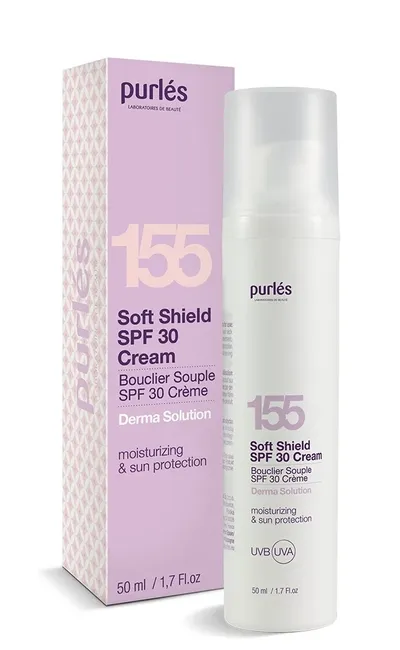 Purles 155  Soft Shield Cream  SPF30 (Lekki krem z filtrem SPF 30)