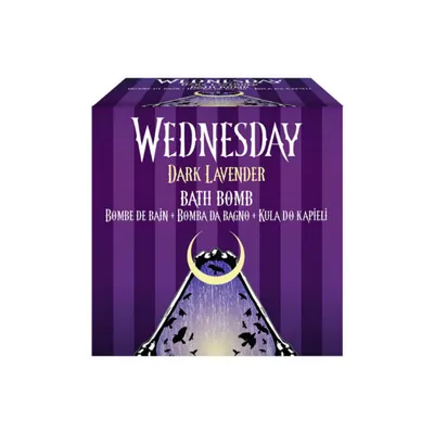 DreamWorks Animation Wednesday, Bath Bomb, Dark Lavender (Musująca kula do kąpieli)