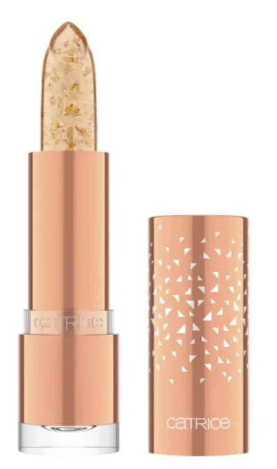 Catrice Glam In Gold, Glow Lip Balm (Balsam do ust ze złotym brokatem)