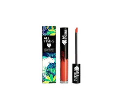All Tigers Natural And Vegan Liquid Lipstick (Płynna pomadka do ust)