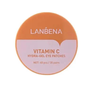 Lanbena Vitamin C, Hydro-Gel Eye Patches (Hydrożelowe płatki pod oczy z witaminą C)