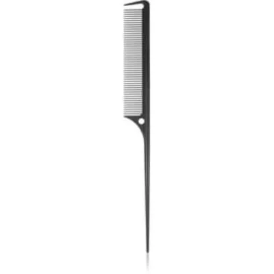 BrushArt Hair Tail Comb with a Carbon Finish (Karbowany grzebień do włosów)