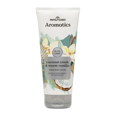 Papoutsanis Aromatics Nutri Care, Coconut Crush & Warm Vanilla, Body Lotion (Kokos i Wanilia, Nawilżający balsam do ciała)