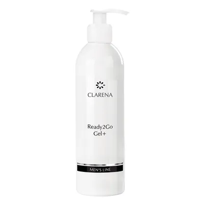 Clarena Men's Line, Ready2Go Gel+, Shower Gel (Żel pod prysznic dla mężczyzn do mycia twarzy, ciała i włosów)