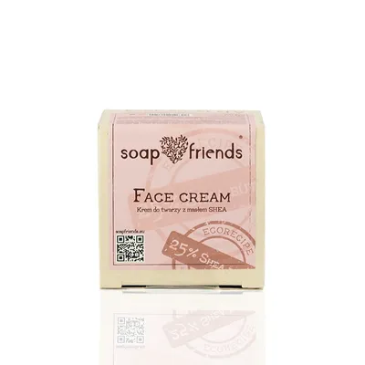 Soap & Friends Shea Line, Face Cream (Odżywczy krem do twarzy z 25% masła shea)