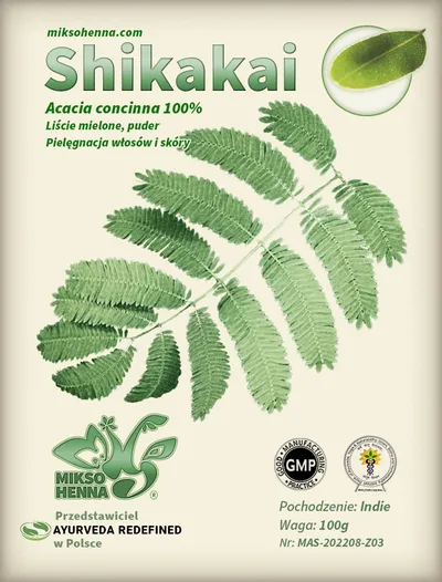 Miksohenna Shikakai, Naturalny szampon w proszku
