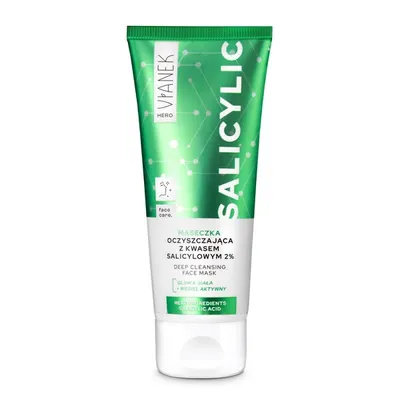 Vianek Hero, Salicylic, Maseczka oczyszczająca z kwasem salicylowym 2%