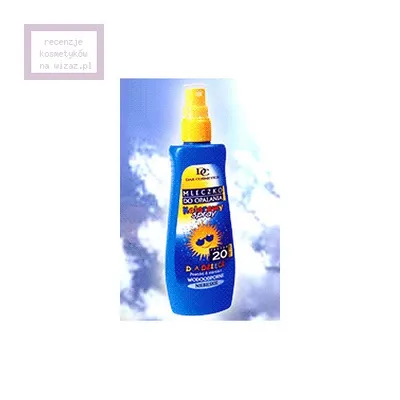 Dax Cosmetics Mleczko do opalania dla dzieci Kolorowy Spray SPF 20