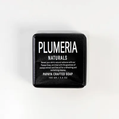 Plumeria Naturals Papaya, Crafted Soap (Papaya, Kostka pielęgnacyjna)
