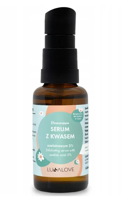 Lullalove Złuszczające serum do twarzy z kwasem azelainowym 5%