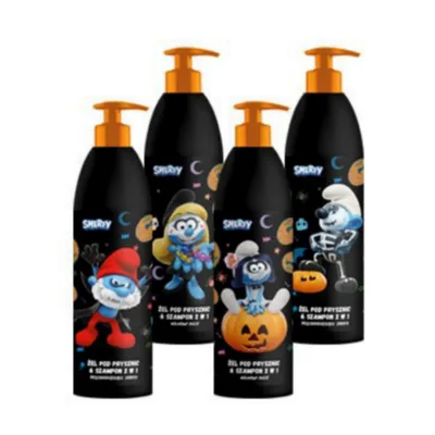 Celther Celther x Smerfy, Halloween, Żel pod prysznic i szampon 2w1