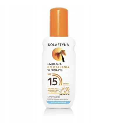 Kolastyna Emulsja do opalania w sprayu SPF15