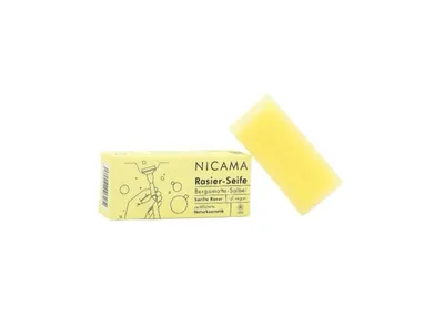 Nicama Bergamot & Sage, Shaving Soap (Bergmotka i Szałwia, Mydło do golenia)