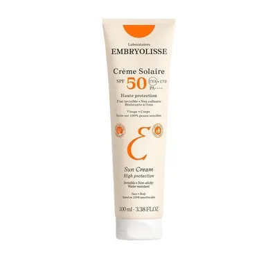 Embryolisse Laboratoires High Protection, Sun Cream SPF50 PA+++ (Przeciwsłoneczny krem do twarzy)