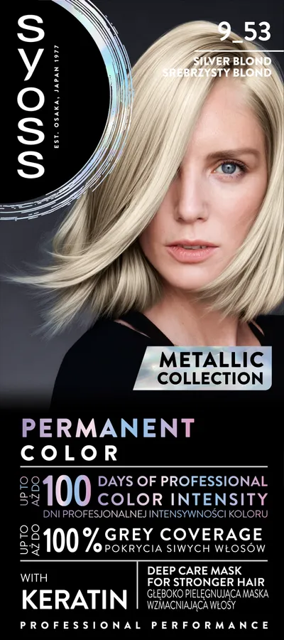 Syoss Metallic Collection, Permamant Coloration (Trwała farba do włosów (różne kolory))