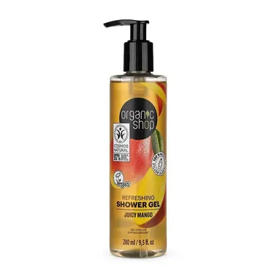 Organic Shop Juicy Mango, Refreshing Shower Gel (Soczyste mango, Odświeżający żel pod prysznic)
