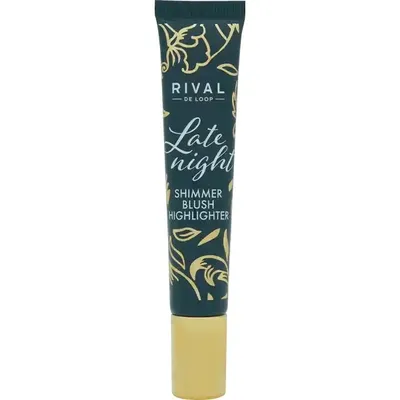 Rival de Loop Late Night, Shimmer Blush Highlighter (Rozświetlający róż w płynie)