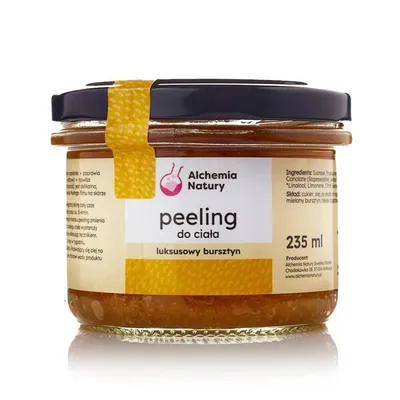 Alchemia Natury Luksusowy Bursztyn, Peeling do ciała