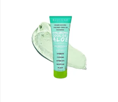 Biovene Barcelona Hyaluronic Cool, Super-Soothing Gel Face & Body Aloe Gel (Kojący żel aloesowy do twarzy i ciała)