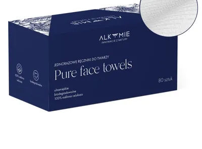 Alkmie Pure Face Towels (Jednorazowe ręczniki do twarzy)