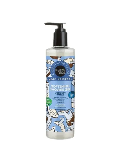 Organic Shop Body Desserts, Coconut Water, Softening Shower Gel (Woda kokosowa, Zmiękczający żel pod prysznic)