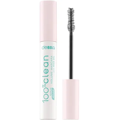 Debby 100% Clean Vegan Formula, Volumizing Mascara With Rice Oil (Maskara zwiększająca objętość rzęs z olejem ryżowym)