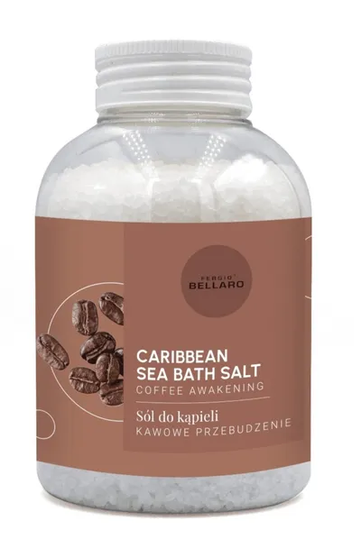 Fergio Bellaro Coffee Awakening, Caribbean Sea Bath Salt (Kawowe rozbudzenie, Sól do kąpieli)
