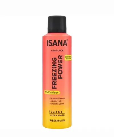 Isana Freezing Power, Hair Spray (Lakier do włosów)