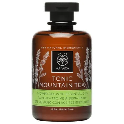 Apivita Tonic Mountain Tea, Shower Gel (Żel pod prysznic)