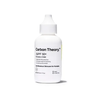 Carbon Theory Anti-Breakout Facial Cream SPF50+ (Krem ochronny)