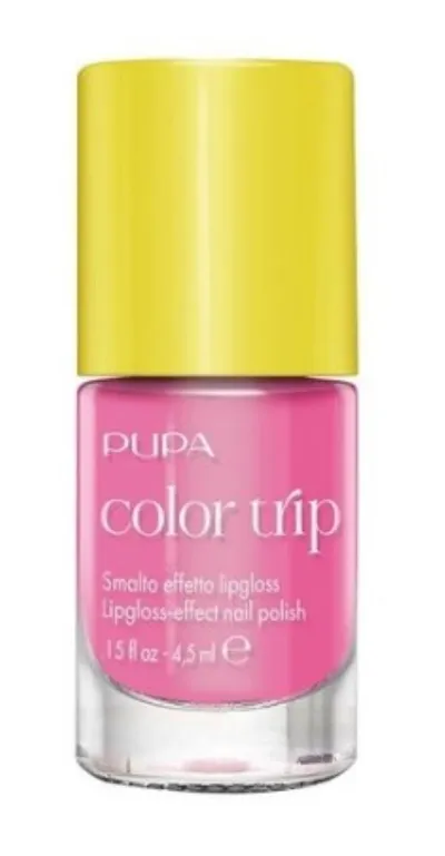 PUPA Color Trip, Lipgloss Effect Nail Polish (Lakier do paznokci z efektem błyszczyka)