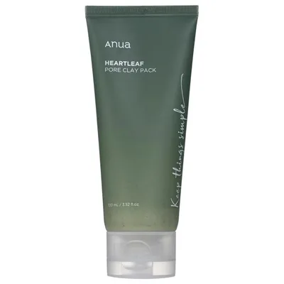 Anua Heartleaf, Pore Clay Pack (Kremowa maseczka z glinką i pstrolistką sercowatą)