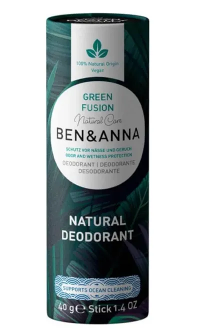 Ben&Anna Green Fusion, Natural Deodorant (Naturalny dezodorant na bazie sody)