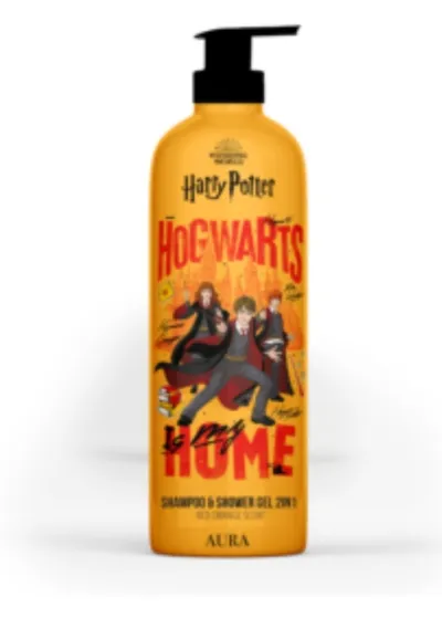 Aura Harry Potter, Hogwarts Home,  Shampoo & Shower Gel 2in1 (Żel pod prysznic i szampon do włosów 2 w 1)