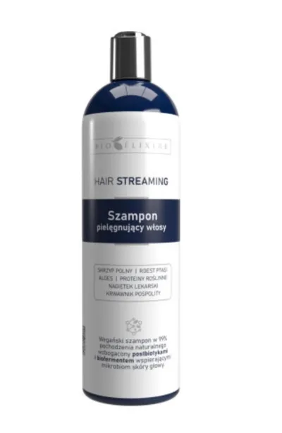 Bioelixire Hair Streaming, Pielęgnujący szampon do włosów