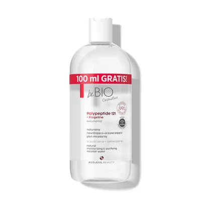 beBIO Ageless Beauty, Naturalny nawilżająco-oczyszczający płyn micelarny