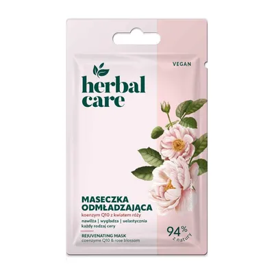 Herbal Care Maseczka odmładzająca z koenzymem Q10 i kwiatem róży